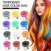 13 Kleuren Haarkleur Wax 50g SEVICH DIY Haar Geverfde Modder Gemakkelijk Uitwasbare Verf voor Wenkbrauw Baard Kleuring Tijdelijke Haarkleur Crème