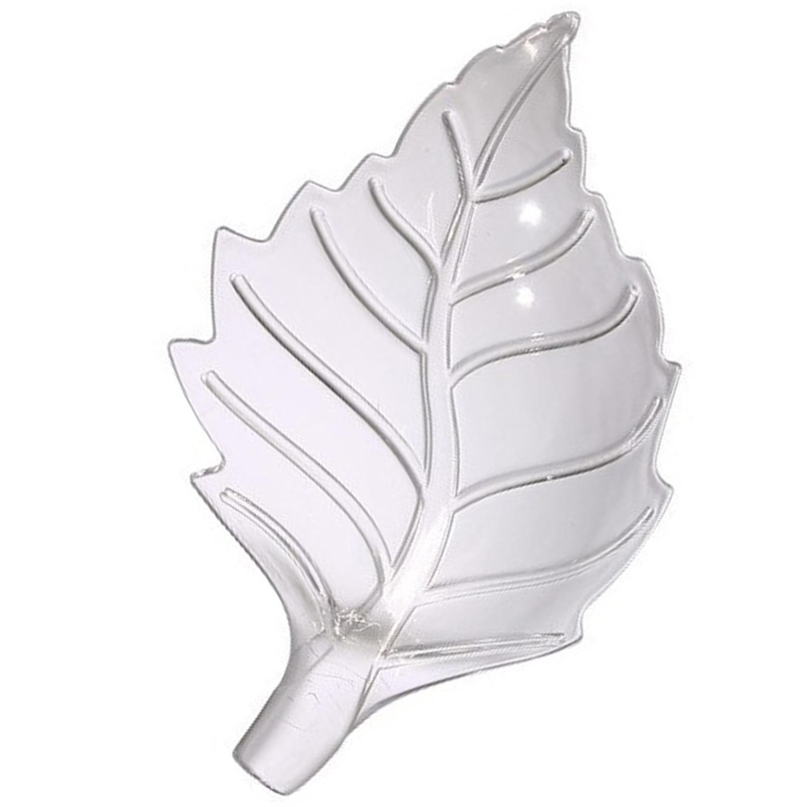 

Акриловая кормушка в форме листа для аквариумов, для креветок, крабов, аквариумов для рыб, прозрачный маленький лоток-кормушка, блюдце, украшение для акваскейпа S