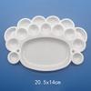 Painting Palette Plastic Paint Tray Multiple Shapes Sizes Office School Student Drawing Art Supplies Watercolor Oil Painting ZYF