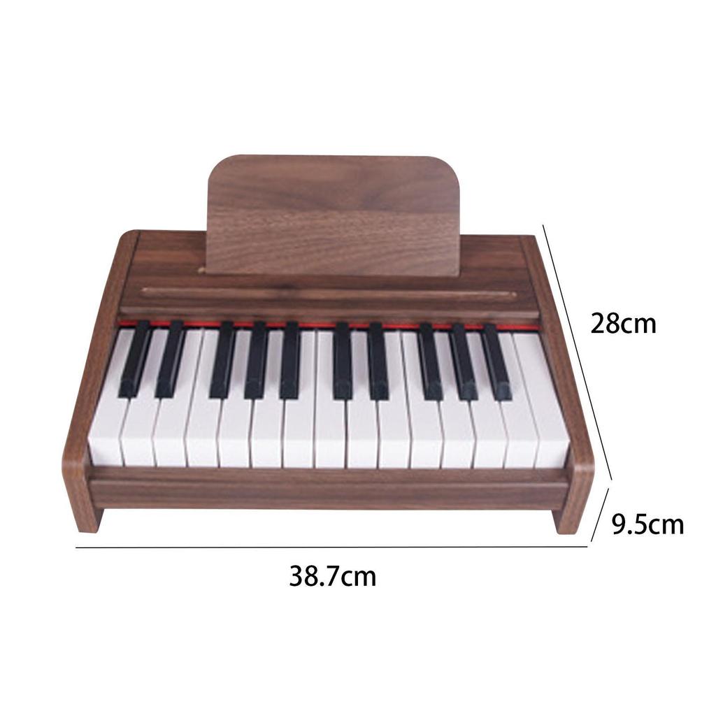 Children's Digital Piano Keyboard Toy with Wood Design for Music Learning