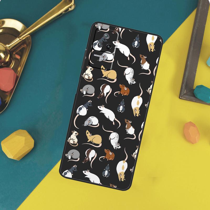 

Чехол Мышь Крыса Для Xiaomi 14T Pro 11T 12T 13T 13 14 15 Ultra POCO X7 Pro X3 X5 X6 M6 F5 F6 Pro Funda Xiaomi 15 Ultra