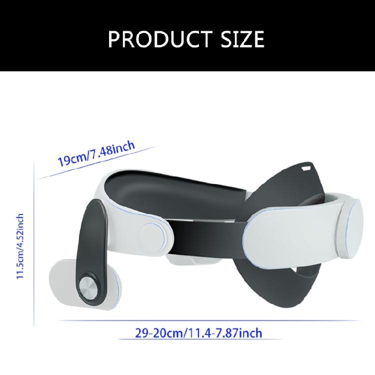 Head Straps for 3S VR Adjustable Replacement Straps Headband Enhances Support and Reduce Head Pressure