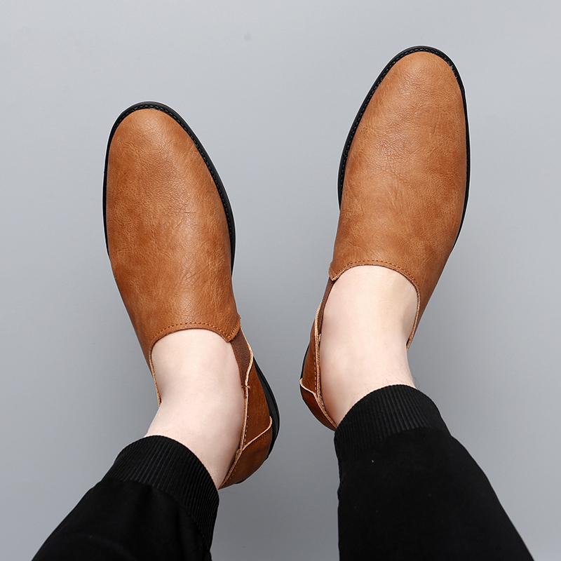 Mens Hot Sale Loafers Male Comfortable Driving Shoes High Quality Classic Men's Flats All-match Stylish Men Shoes for Wedding