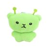 Cute Mini Green Alien Plush Keychains Cartoon Soft Stuffed Doll Keyring Bag Hanging Decoration Car Key Chains Kawaii Gifts