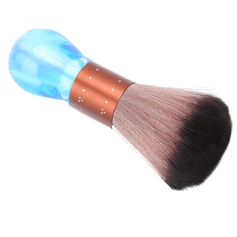 

Портативная мягкая щетка из волокна для удаления пыли, подметания, щетка для удаления волос с шеи и лица, розовая синий