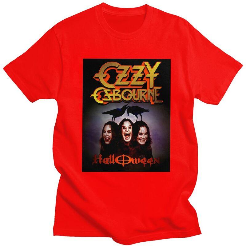

Custom Heavy Metal Rock Ozzy Osbourne T Shirts for Men 100 Cotton Tees Tshirts Short Sleeve Tshirt S