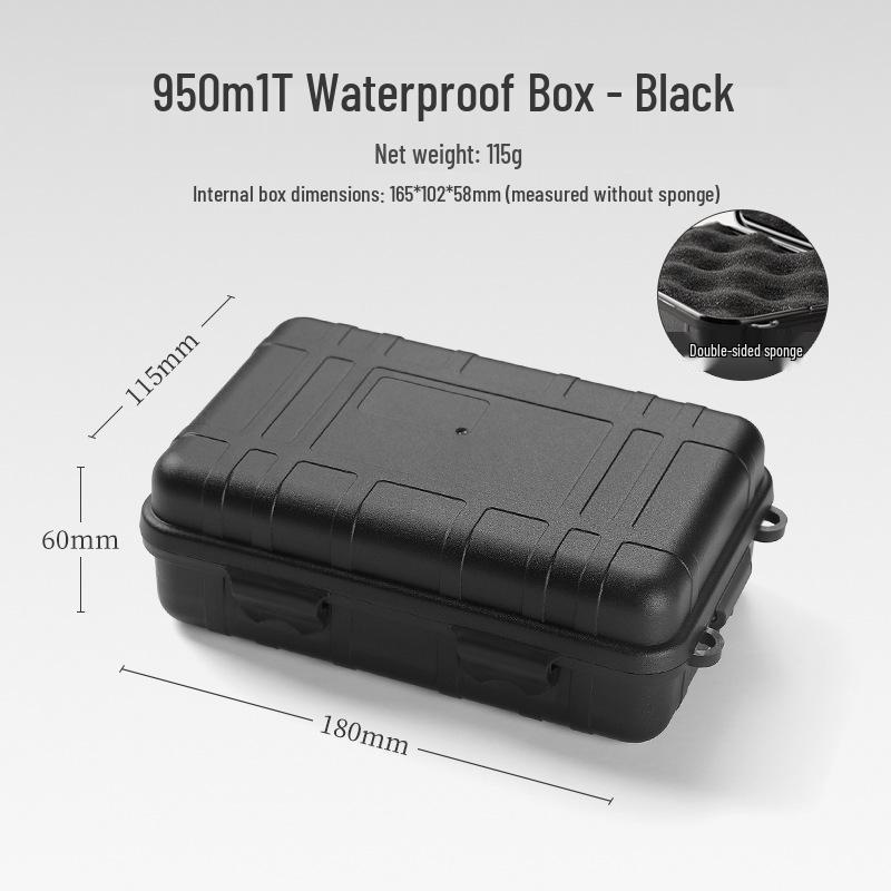Compact EDC Outdoor Survival Kit: Shockproof, Pressure-Proof, Waterproof Sealed Box for Wilderness Adventures