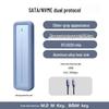 Niubenzhi Neng M.2 NVMe Portable SSD Enclosure, Dual Protocol 10Gbps, Aluminum Alloy for Efficient Heat Dissipation.