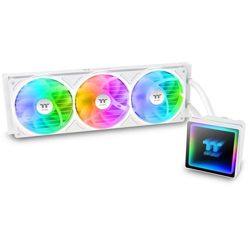 THERMALTAKE - TH360 V3 A-RGB Sync Snow - CL-W468-PL12SW-A - Watercooling AIO - Ventilateur 1x 360 mm ARGB - Blanc