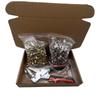 500 Sets 10.5mm Dual-Tone Metal Rivet Eyelets With Hand Press Plier Shoes Bags Leathercraft DIY