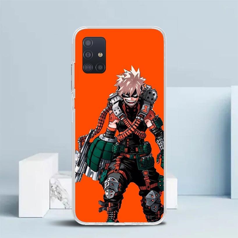 

Bakugou Katsuki MHA My Hero Phone Case For Samsung Galaxy A52 A32 A22 A12 A51 A50S A30S A10S Note 20 Ultra 10 S10 Plus A31 A20 A Samsung A10S