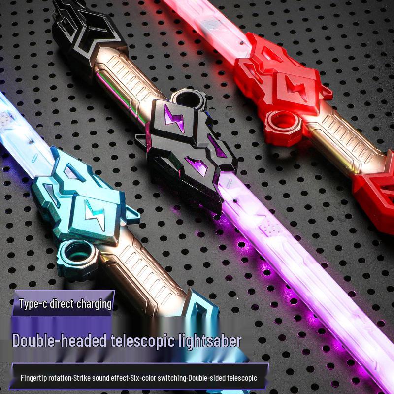 Children's Colorful Telescopic Lightsaber with Sound Effects