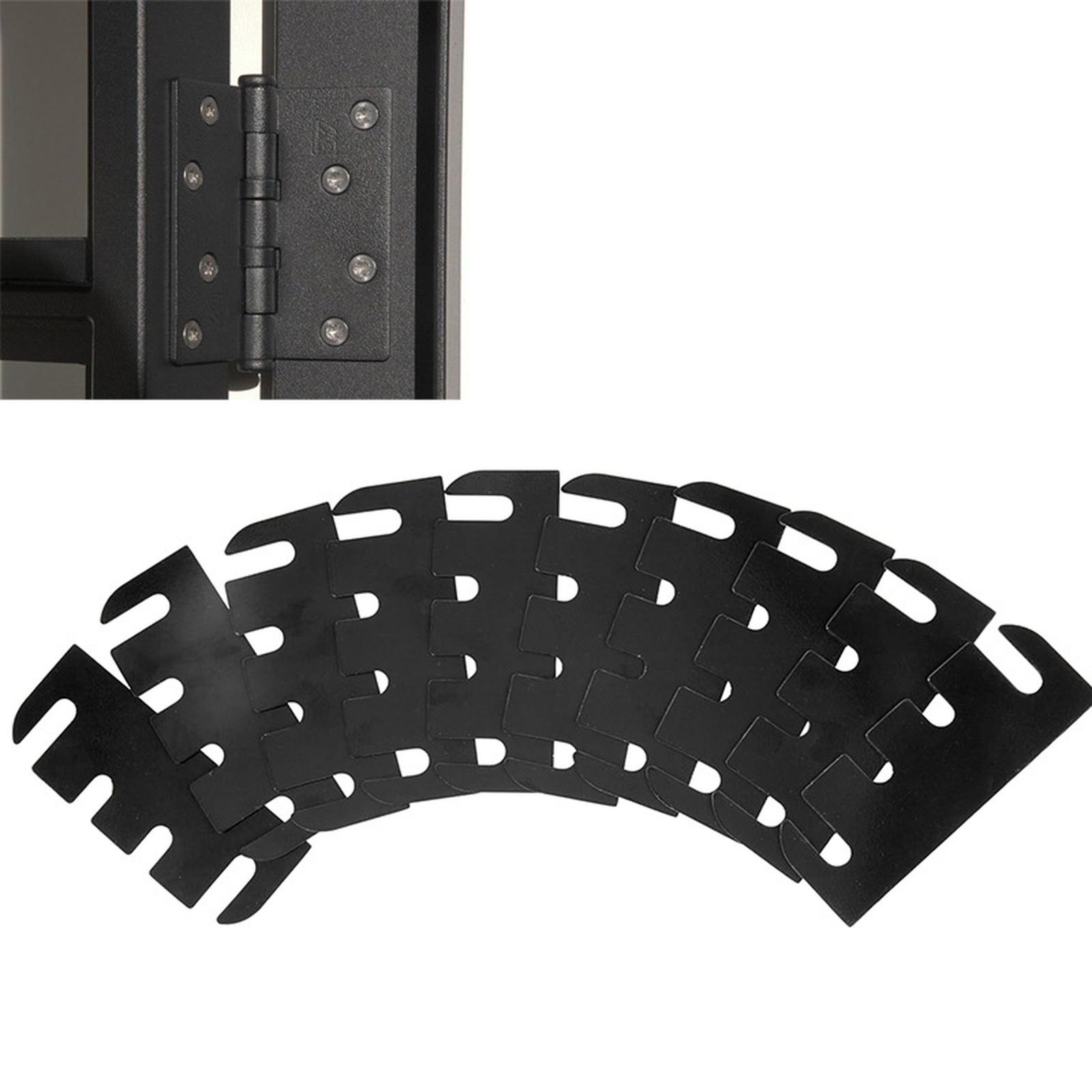 

Door Hinge Shims,Accessories Sturdy Easy to Install 4 inch Replacement for Hinge Spacer Gasket for Cabinets Door one size чорний