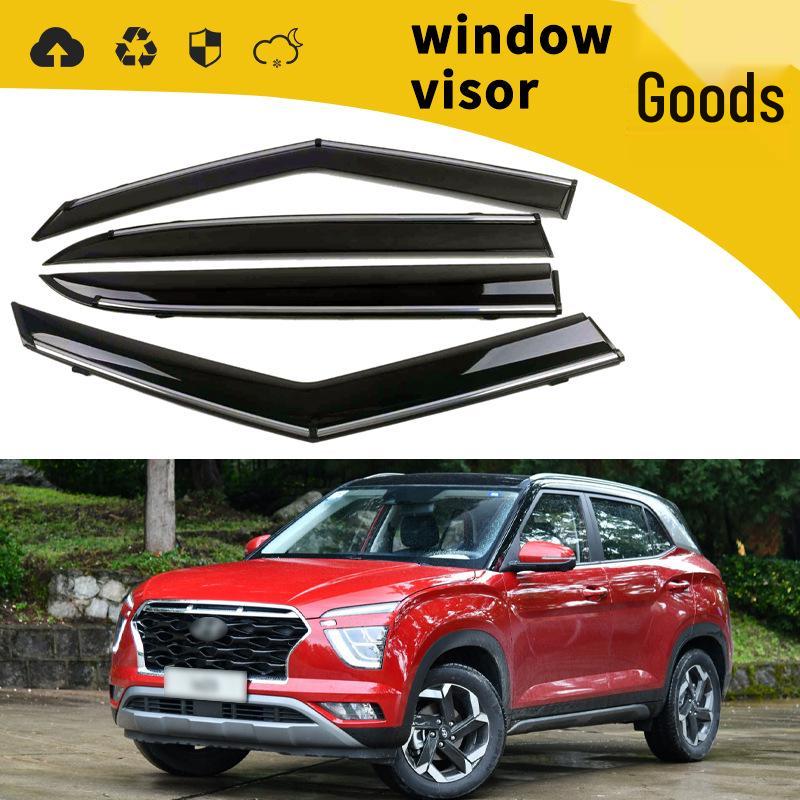 Hyundai IX25 (2014-2020) Rain Guards Window Visors - Car Rain Deflectors & Trim Accessories