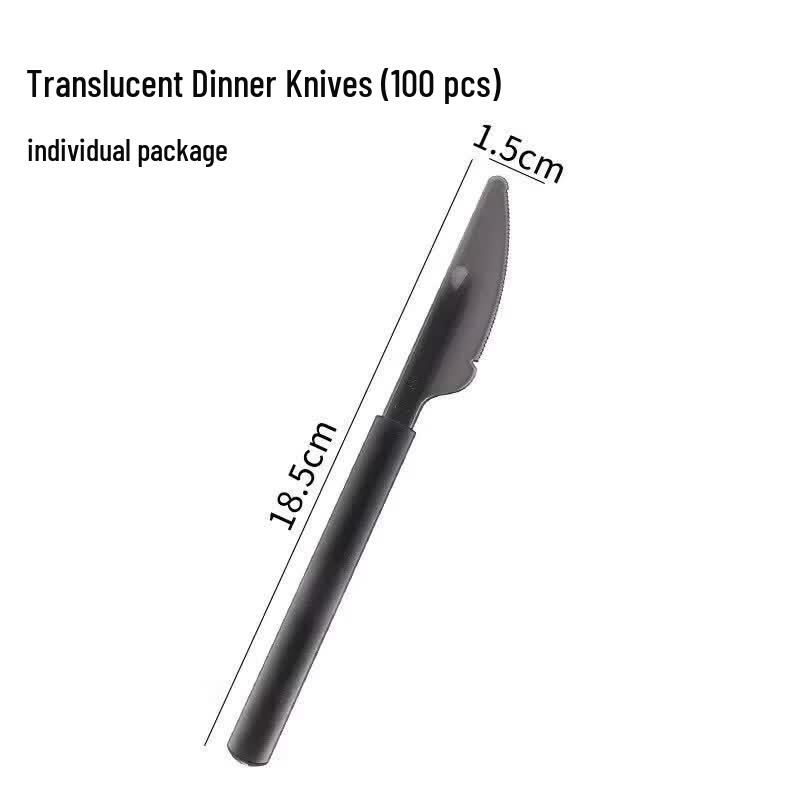 Youluo Individually Wrapped Disposable Plastic Cutlery Set