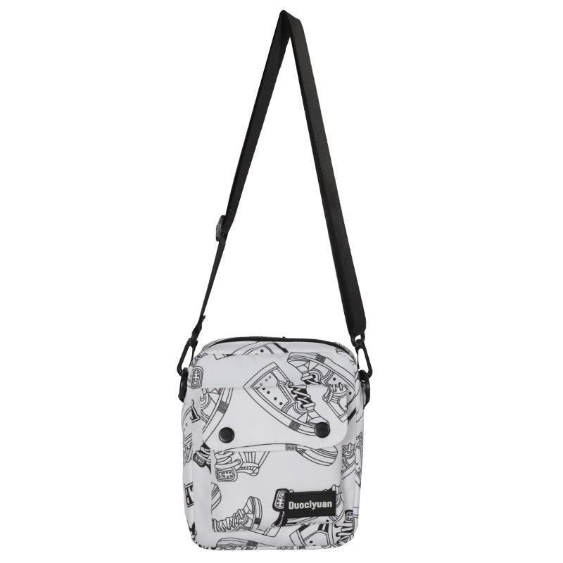 

Функціональна невелика сумка на плече. Чоловіча легка сумка через плече для мобільного телефону. Повсякденний молодіжний індивідуальний декор. Студентська сумка на плече. Тренд. M