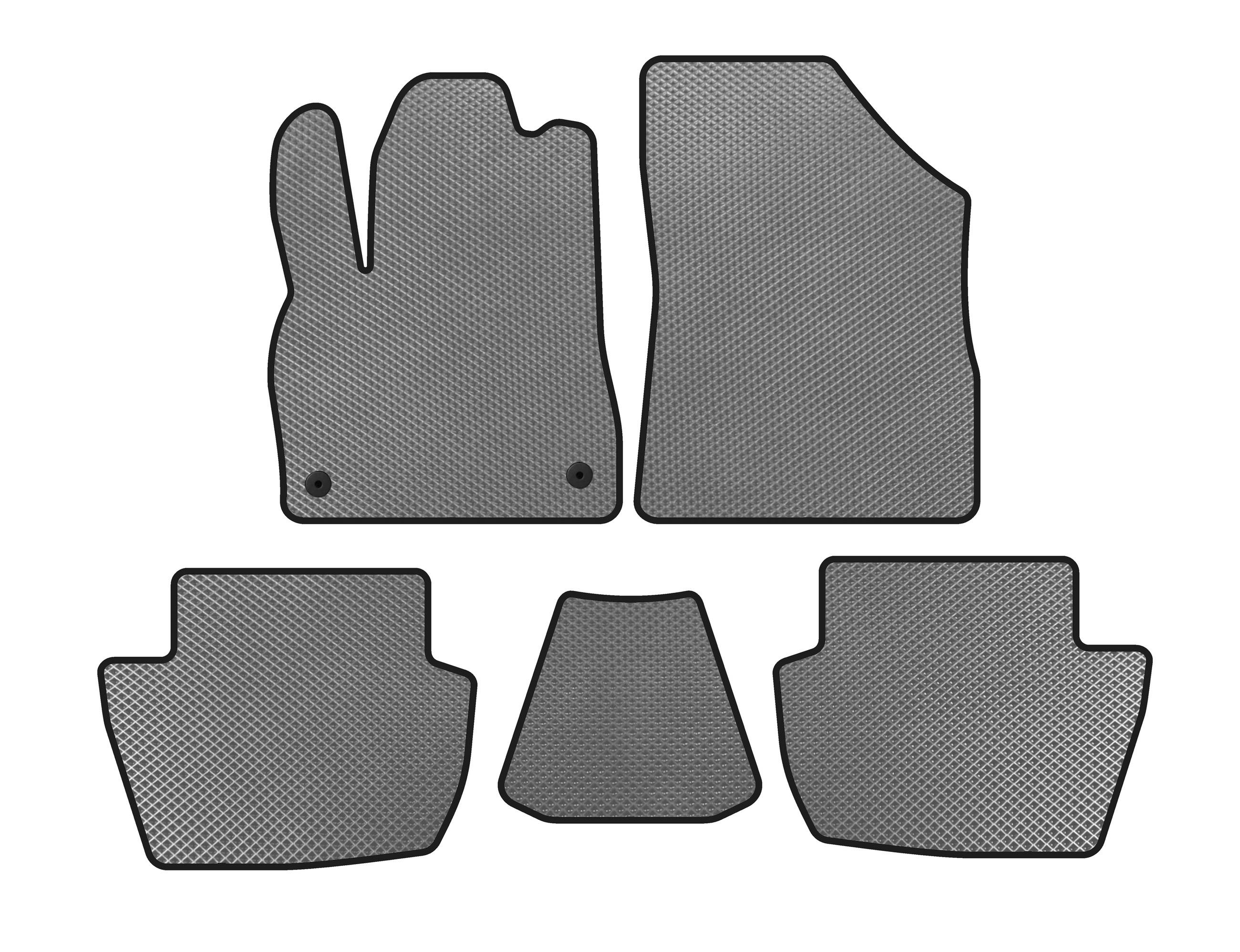 

EVA mats (HB, Hybrid/AT, Grey) for Citroen DS-5