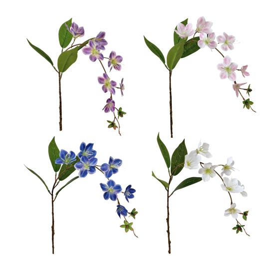 Yousheng 31.5" Artificial Jasmine Flower Fake Hanging Plants Long Stem Faux Bouquet for Bridal Shower Party Home Wedding