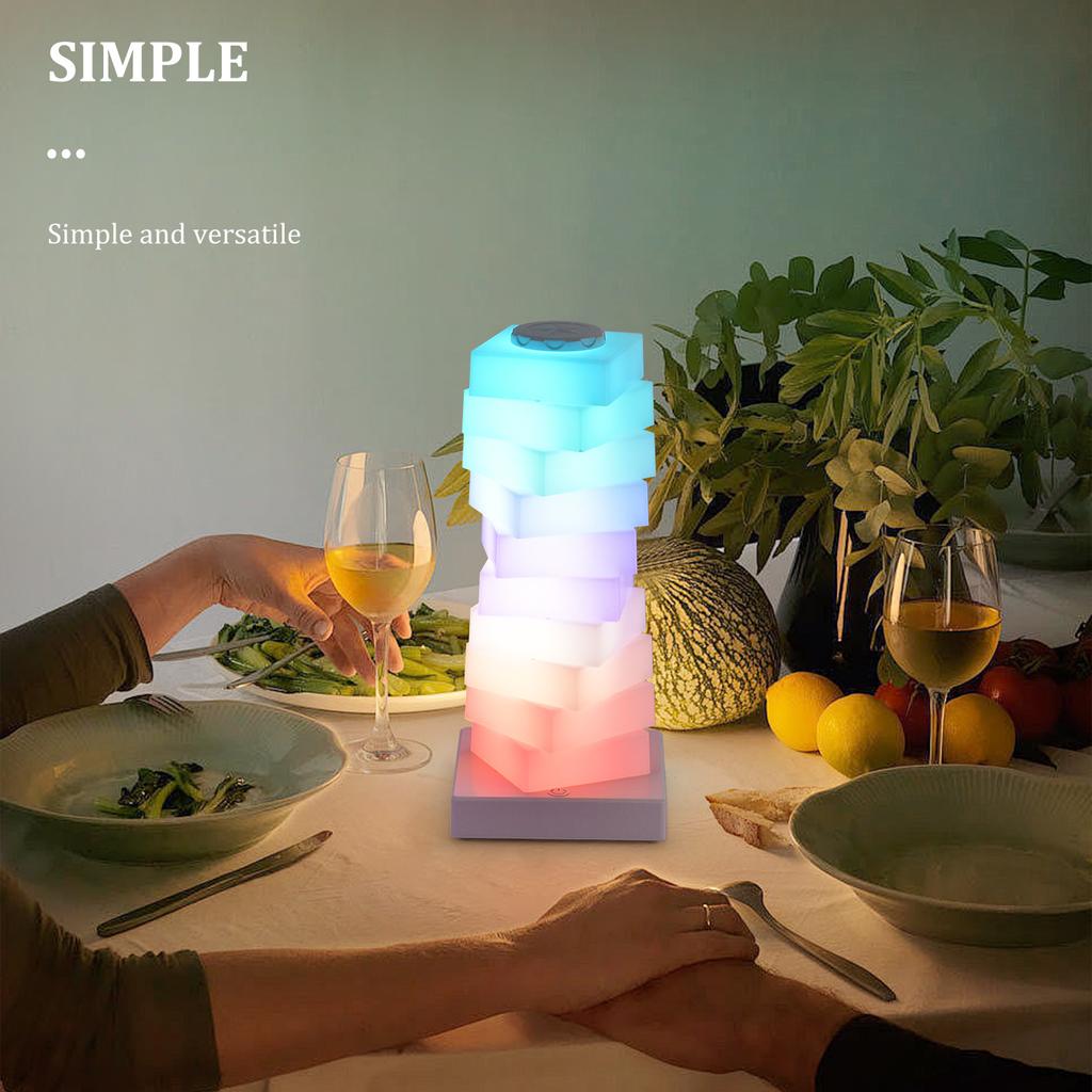 Macaron Rainbow LED Night Light Cute Candy Lamp for Kids Room Bedroom Girly Candy Style Children's Room Atmosphere Light