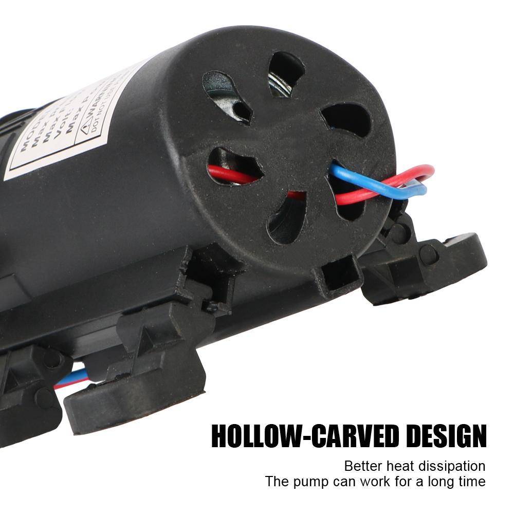 Car Wash 130PSI 12V 220V Black 5.5L/min Electric Water Pump DP-537 Agricultural Diaphragm Water Spray Micro High Pressure