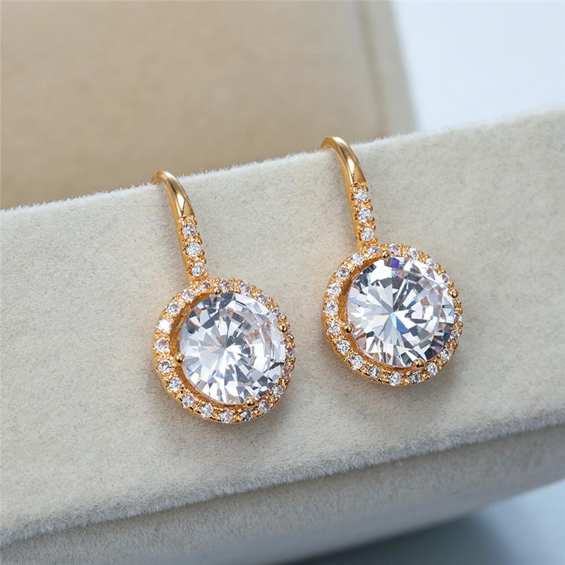 Japanese Exquisite Women'S Earrings With Zircon Versatile Earrings, Earrings