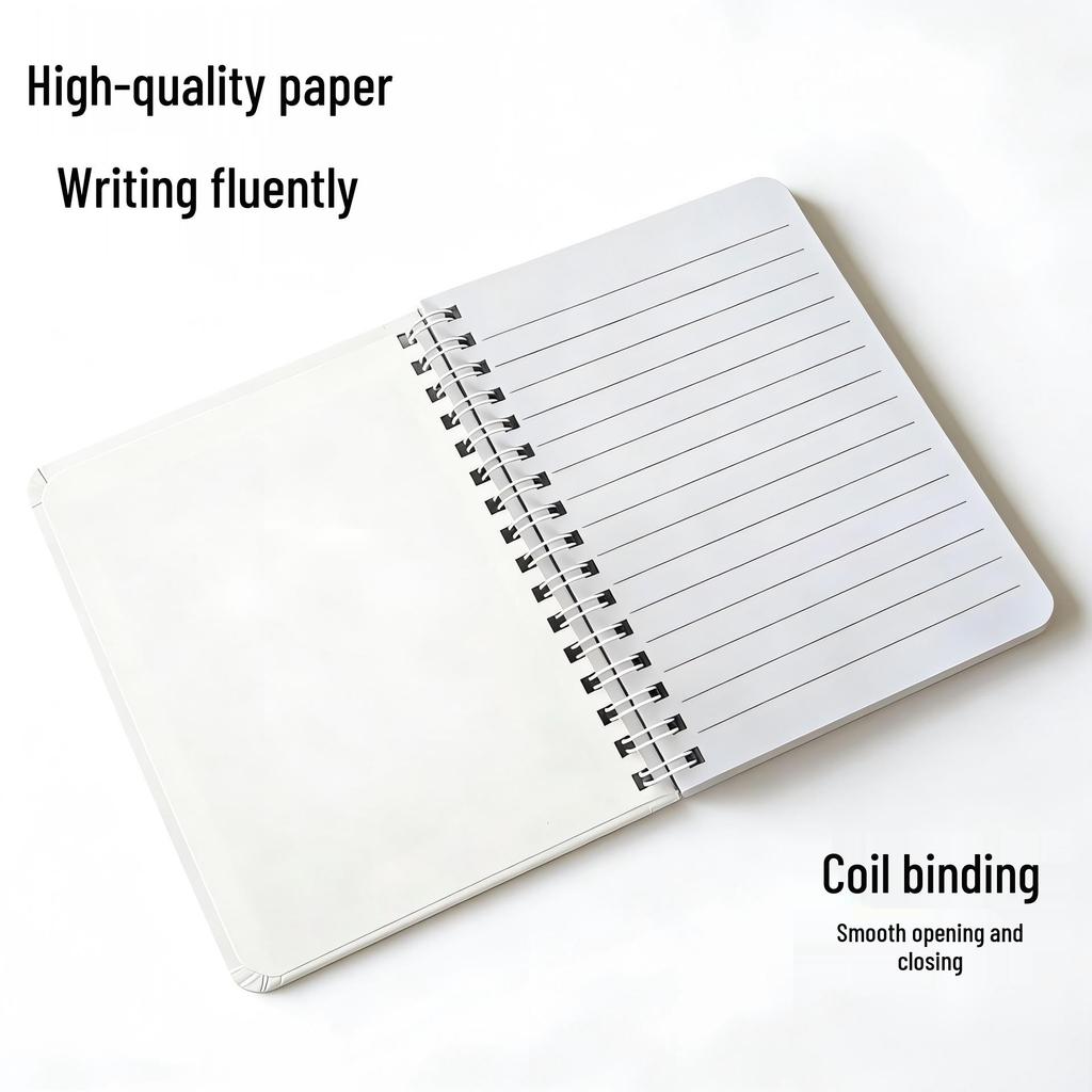 Solid Color A6 Notebook for Students and Office: High-End Writing Pad
