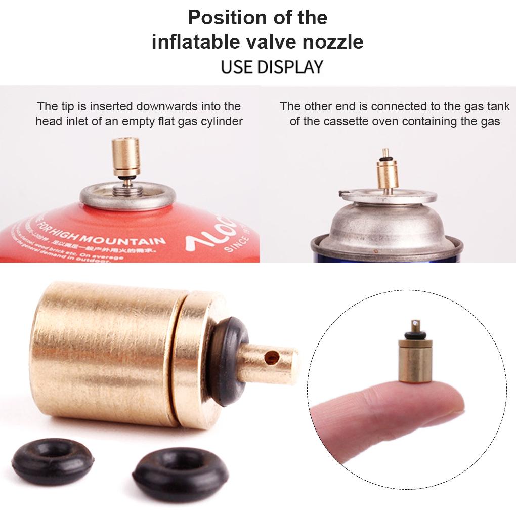 Cylinder Stove with Portable Reusable Adapter Camping Gaskets Refill Accessories Activity Adaptor Outdoor Shifter