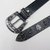 Crocodile Pattern American Western Rivet Spider Street Rivet Belt Punk Men's Belt Women