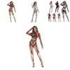 Versatile Women Halloween Scary Skull Skeleton Jumpsuit For Cosplay