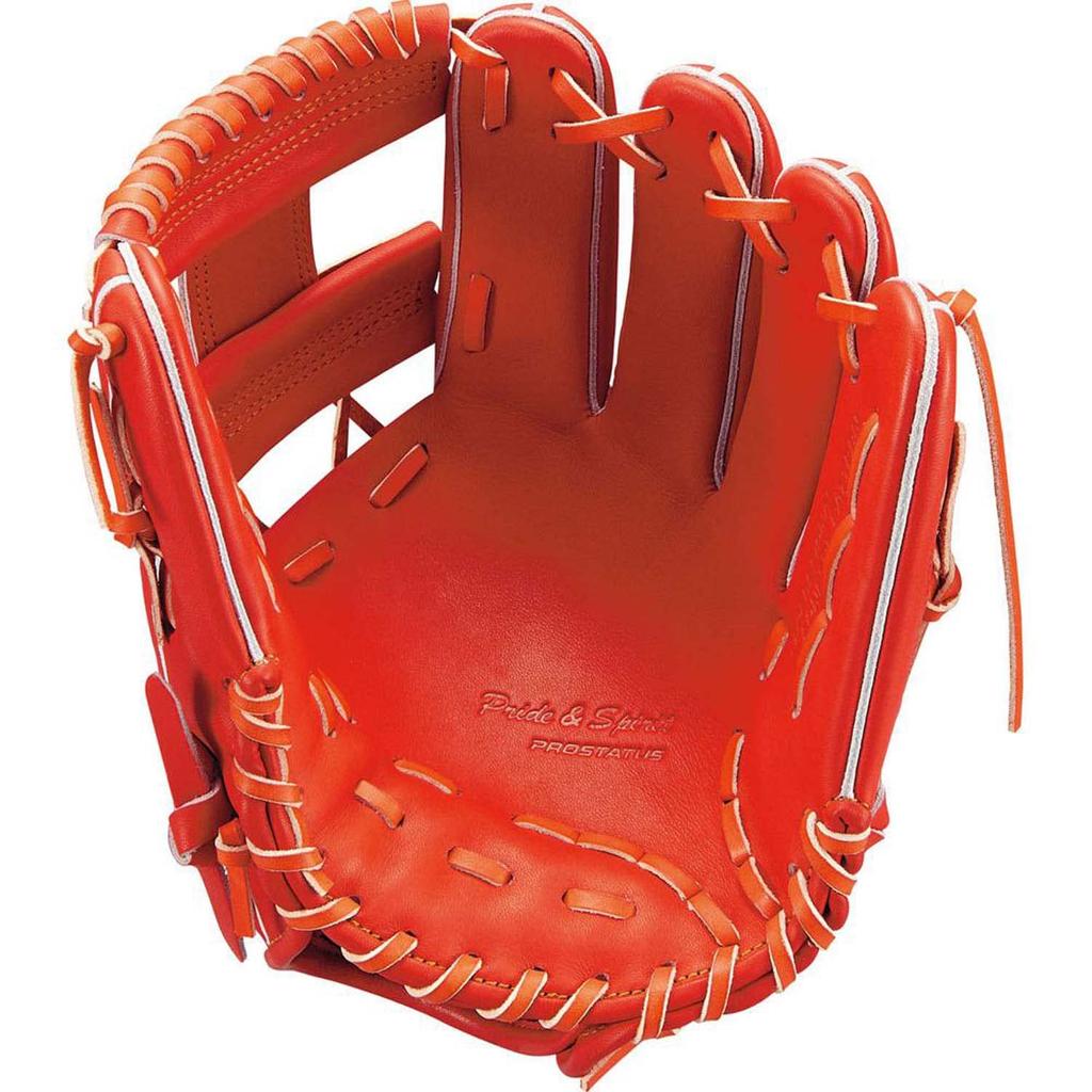 ZETT Pro Status Kenta Imamiya Baseball Deep Orange Size 4 Glove, Right-Handed Throw, (5800), (BRGB30766)