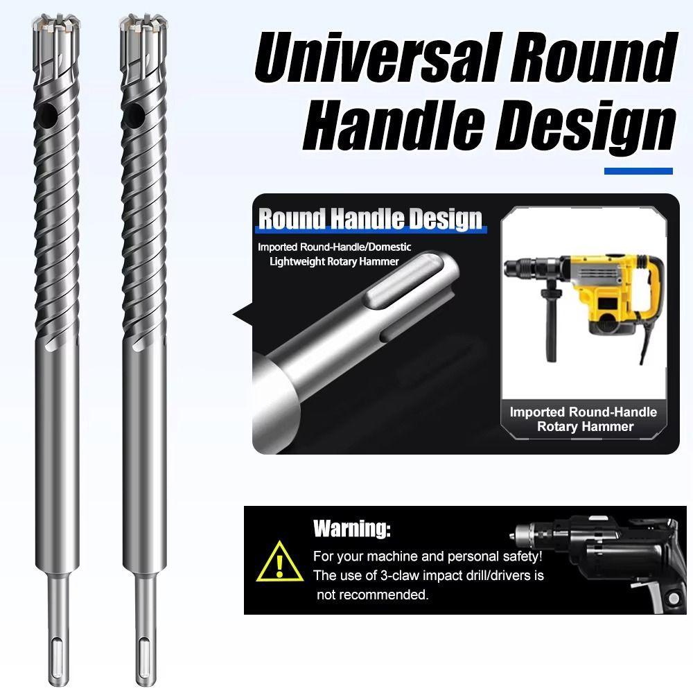 SDS-Plus Rebar Drill Bit High Hardness Wear-resistant Reinforced Concrete Drill Bit High Efficiency Carbide Rebar Cutting Drill