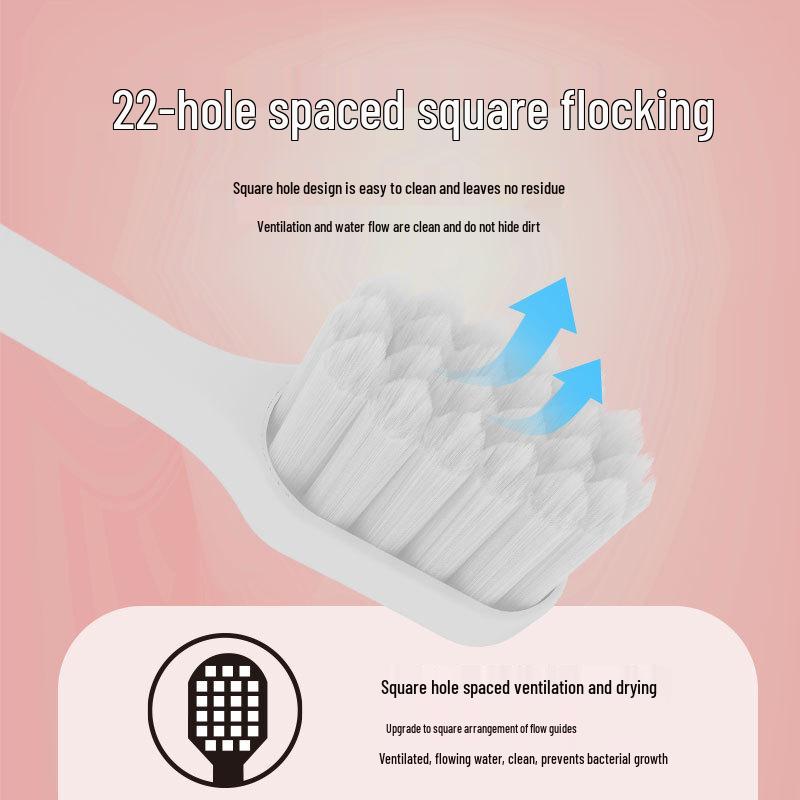 

Ten Thousand Hairs Wide-Head SSS Soft Bristle Toothbrush for Sensitive Gums, Third Generation Foaming Water Filtering. Single Purple