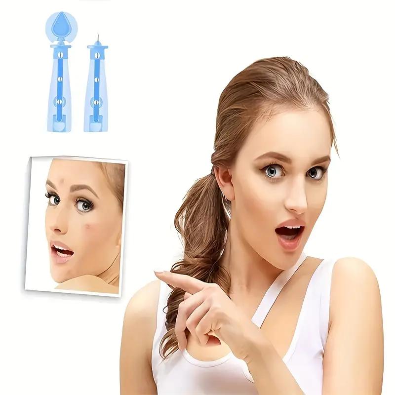 50/100/150/200 ks Nástroj na odstranění skvrn na černé tečky, ultra jemná jehla Snadné odstranění akné Akné Nástroje z nerezové oceli, čisté a hygienické pro kosmetický salon