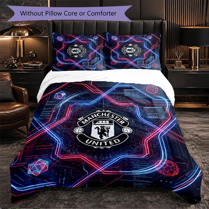 Manchester United Pattern 3 Pieces Bedding