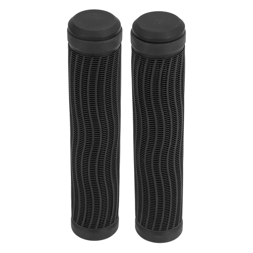 2pcs Bike Handle Grips Anti Slip Rubber Bicycle Handlebar Grips Ergonomic Replacement Bike Grips