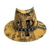 New Western Cowboy Hat Men's and Women's Warped Top Hat Letter Printing European and American Trend Equestrian Hat Jazz Hat