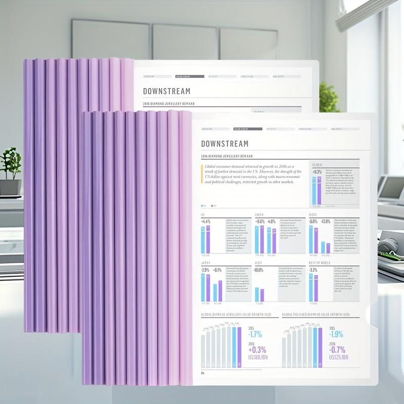 20pcs Folders, Lever Clips, Pull Bar Clips, Display Folders, Strip Binders, School Supplies, Portable A4 Binders