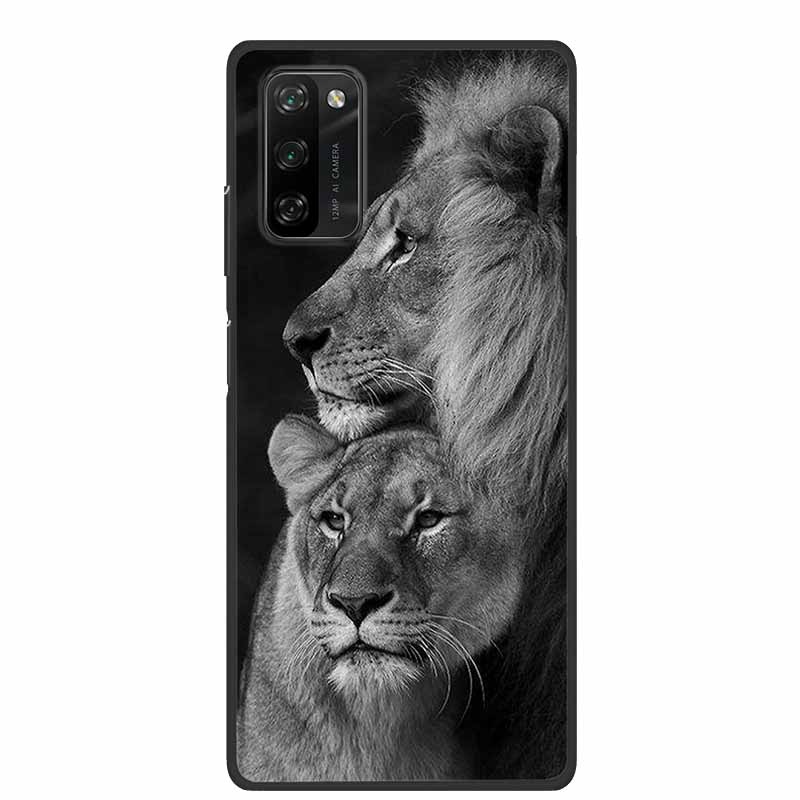 Per Custodia Blackview A100 Animali Morbido Silicone TPU Cover Posteriore per BlackviewA100 Lupo Antiurto Protezione Paraurti Capa