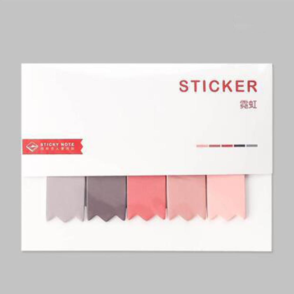 Novelty Gradient Sticky Notes Planner DIY Stickers Page Index Office School Supplies