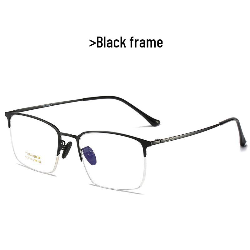 2022 Screwless Hinge Flexible Temple Optical Frame - Personalized Business Myopia Glasses 6122 Myopia Compatible Anti-Blue Light