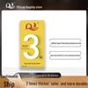 Q Point Ultra-Thin 001 Condoms: Lubricated, Spermicide-Free, for Men & Women, Enhanced Feel & Safety