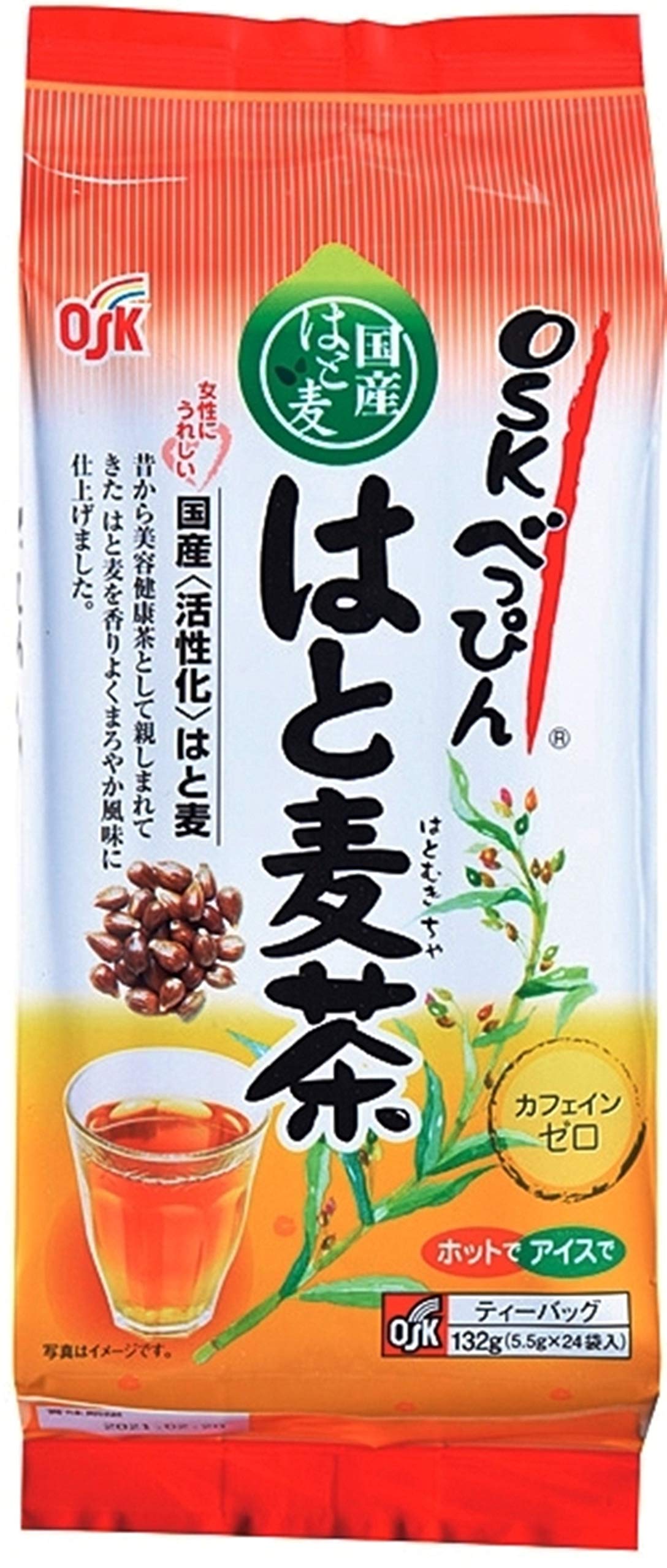 

OSK Beppin domestic pigeon barley tea tea pack x 24 x 3 tea bags (5.5g bags)