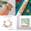 Christmas Santa Pendant Bracelets With Multicolor Candy Charms For Holiday Gift