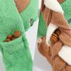 Interactive Dog Toys Funny Dog Sounding Toy Bite-resistant Pet Chew Toy Curling Shape Dog Toy Puppy Hiding Food Training Toys