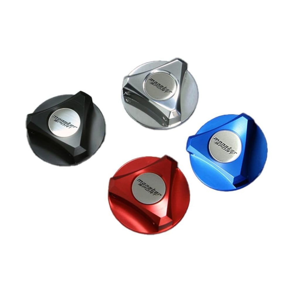 Monster Sport Racing Oil Filler Cap Red Anodized M16A M15A K6A F6A Compatible Automotive Accessory