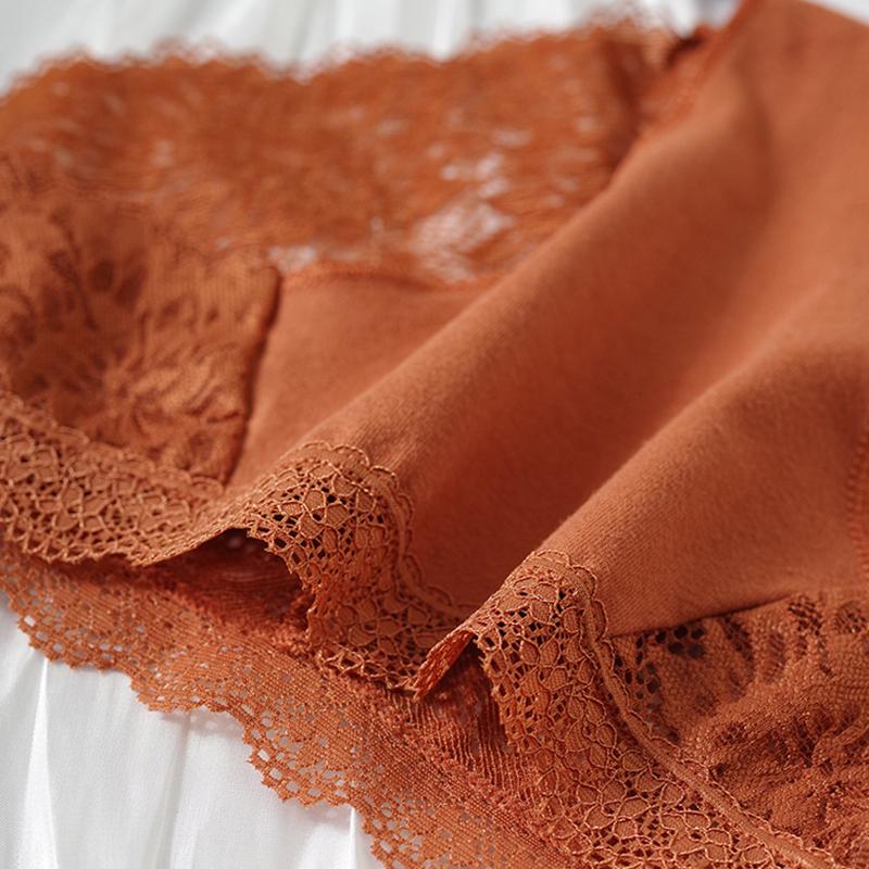 Sexy Women Lace Underwear High Wasited Panties Fashion Seamless French Hollow Panties Bikini Briefs