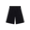 Li-Ning Stripe Embroidered Logo Shorts 'Black' Men's AKST601-2