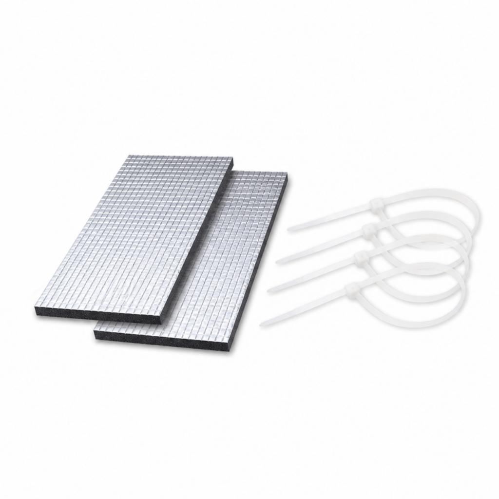 Soundproof Pipe Insulation Wrap for Drain Pipes Noise Reduction Cotton with Damping Sheet Golden