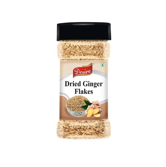 Desire Dried Ginger Flakes 80 Gram [Rich Aroma, Improves Digestion & Boosts Immunity] 100GM