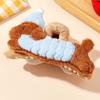 Cute Dachshund Hair Clip for Women: Large Shark Clip for Half-Up Hairstyles, 2024 Autumn/Winter Collection